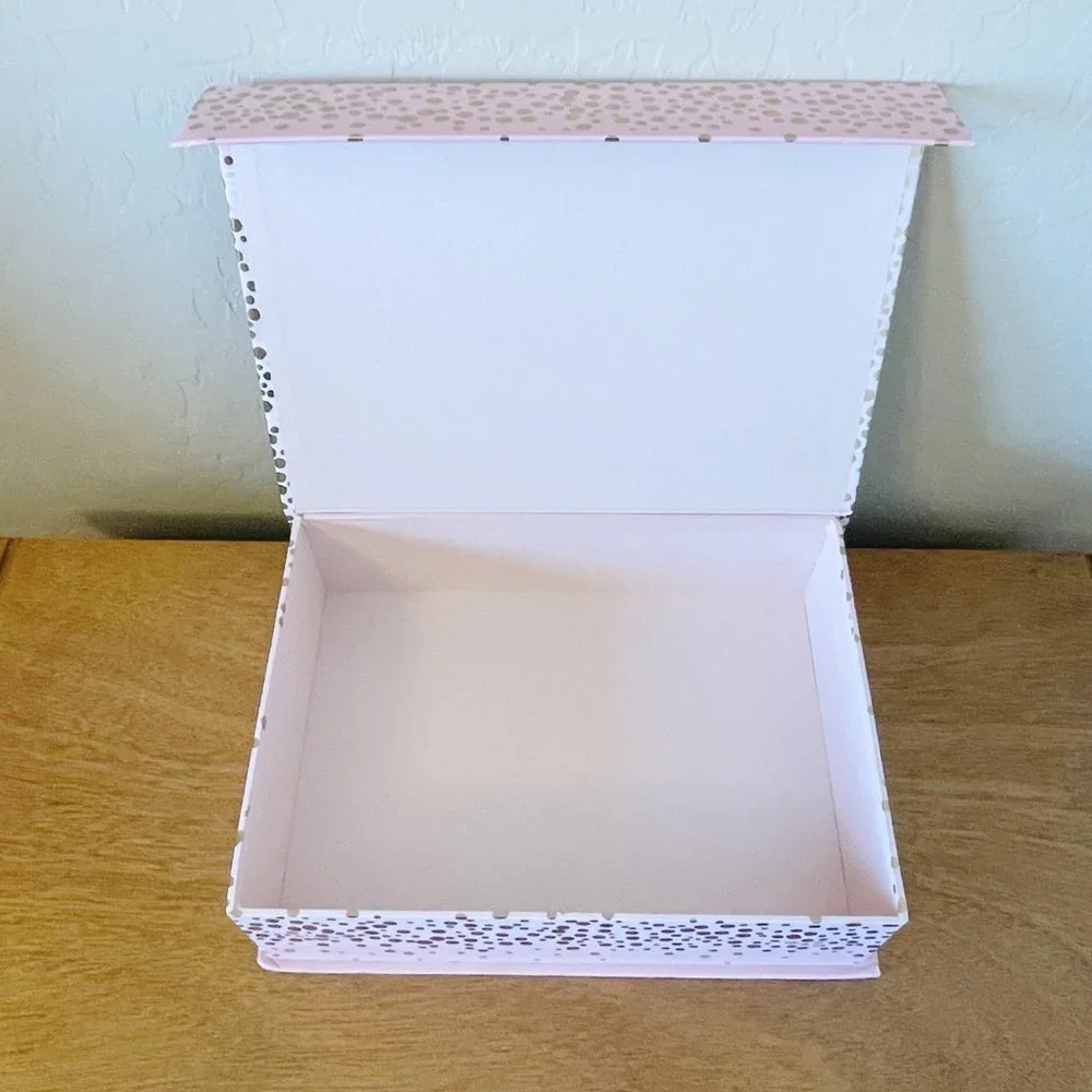 Decorative Storage Box With God All Things Are Possible Matthew 19 26 Pink Gold